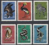 Bugarska - Set od 6 - Divlje životinje - Mi 1819~1824 - 1968 - MNH