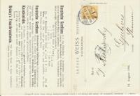 Dokument pismo putovalo iz Nagykanizsa u Gjulaves 1906