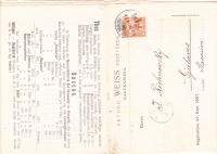 Dokument pismo putovalo iz Nagykanizsa u Gjulaves 1907