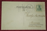 ERFURT 1910. POSTKARTE