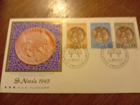 fdc vatikana S.Natale 1963 god