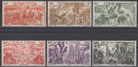 Francuska Oceanija - Zračna pošta - Set od 6 - Mi 207~212 - 1946