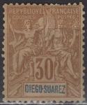 Francuske kolonije / Diego-Suarez - Definitiv - 30 c - Mi 46 - 1894