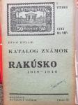 Hugo Kolar - Katalog znamok Austrija 1918-46 - na češkom