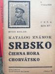 Hugo Kolar - Katalog znamok Srbija, Crna Gora, Hrvatska - na češkom