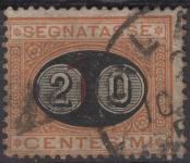 Italija - Porto marka - 20 c na 1 c - Mi 16 - 1890