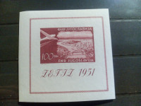 Jugoslavija 1951g blok ZEFIZ...MH*!!!9801