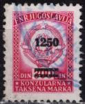 Jugoslavija - Konzularna taksa - 1250 D na 300 D - 1965