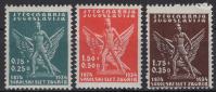 Jugoslavija - Set od 3 - Sokol - Mi 275~277 - 1934 - MNH