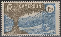 Kamerun - Definitiv - 1.25 Fr - Viseći most - Mi 108 - 1933