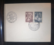 Kuverta izložbe Banovine Hrvatske izdana 26.3.1941.