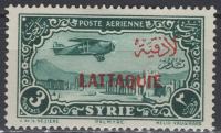 Latakija - Zračna pošta - 3 Pia - Mi 90 - 1931