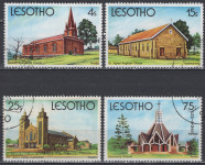 Lesoto - Set od 4 - Crkve / Božić - Mi 319~322 - 1980