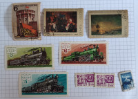Lot maraka SSSR, umjetnost, vlakovi, 20. stoljeće, rabljene