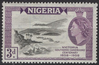 Nigeria - 3 p - QE II / Victoria, južni Kamerun - Mi 85 - 1958 - MNH