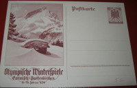 Njemački Reich,dopisnica, zimska Olimpijada 1936.Garmisch P. za inoz.