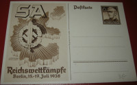 Njemački Reich,prigodna dopisnica,SA, 1938.