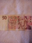 Novčanica 50 čeških kruna 1997 g.