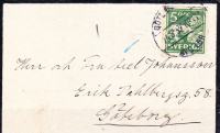 pismo Sverige 1910