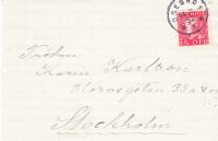 pismo Sverige 1932