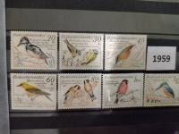 Poštanske marke Čehoslovačke, serije faune (1959-1992)