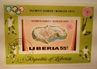 Republic of Liberia - Olympic Games - Munich 1972