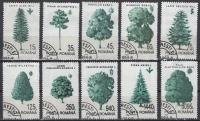Rumunjska - Set od 10 - Drveće - Mi 4982y~4991y - 1994