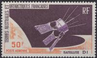 T.A.A.F. - Zračna pošta - 50 Fr - Satelit - Mi 35 - 1966