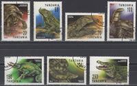 Tanzanija - Set od 7 - Reptili - Mi 1503~1509 - 1993