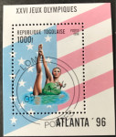 TOGO, BLOK, 1996, SPORT, OLIMPIJADA, ATLANTA, PLIVANJE