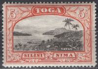 Tonga - Definitiv - 5 Sh - Luka Vava'u - Mi 81 - 1942