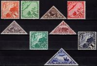 Tuva - Zračna pošta - Set od 9 - Mi 49~57 II - 1934