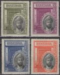 Zanzibar - Set od 4 - Sultan Khalifa bin Harub - Mi 190~193 - 1936