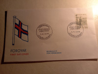 zastava farskih otoka fdc kuverta