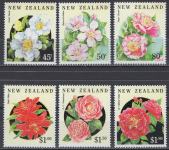 Novi Zeland - Set od 6 - Kamelije - Mi 1236~1241 - 1992 - MNH