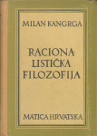 Racionalistička filozofija i odabrani tekstovi filozofa / M. Kangrga