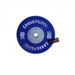 Plavi Bumper 20 kg Olimpijske Ploče sa Metalnim Prstenom Bumperi