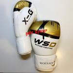 WSD Pro Boks Rukavice Boksačke Rukavice 16 OZ Bijelo-Zlatna Box