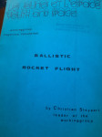 Christian Steyaert  BALLISTIC ROCKET FLIGHT