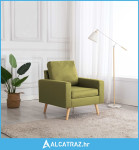 Fotelja od tkanine zelena - NOVO