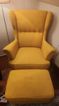Ikea Strandmon fotelja+tabure