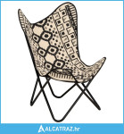 Leptir-stolica od platna s uzorkom - NOVO