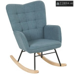 Ljuljačka stolica, ergonomski dizajn, teglice od punog drva, do 120 kg