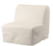 LYCKSELE fotelja na razvlačenje koja se lako preobražava u krevet