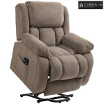 Naslonjač s funkcijom masaže i grijanja, električno podizanje, daljins