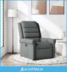 Naslonjač od tkanine tamnosivi - NOVO