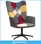 Stolica za opuštanje s uzorkom patchworka od tkanine - NOVO