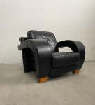 Dizajnerska vintage lounge luksuzna švicarska fotelja, 1980-te