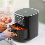 Bewello BW1002B Airfryer 5 L — friteza na vrući zrak, 1450 W (touch)