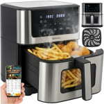 Ruhhy Air Fryer 8L XXL – friteza na vrući zrak, 1800W, 10 programa, LE